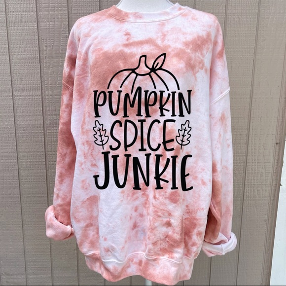 NEW Pumpkin Spice Junkie Sweatshirt, Pumpkin Spice - Picture 2 of 3